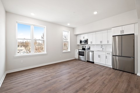 Floor plan for 2 beds, 2 baths